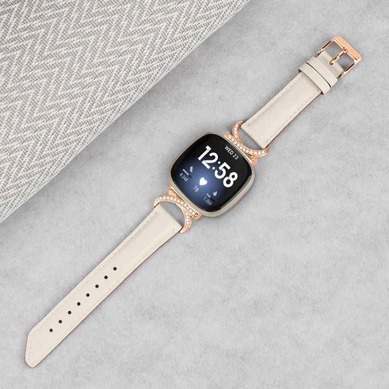 Exquisit Fitbit Smartwatch Kunstleder Universell Armband