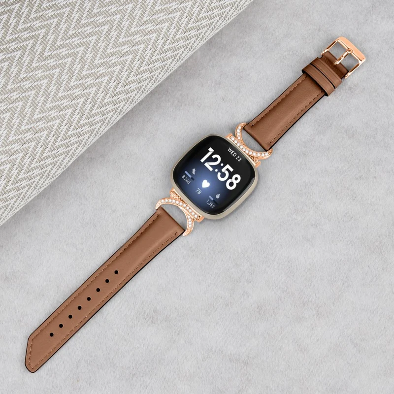 Exquisit Fitbit Smartwatch Kunstleder Universell Armband