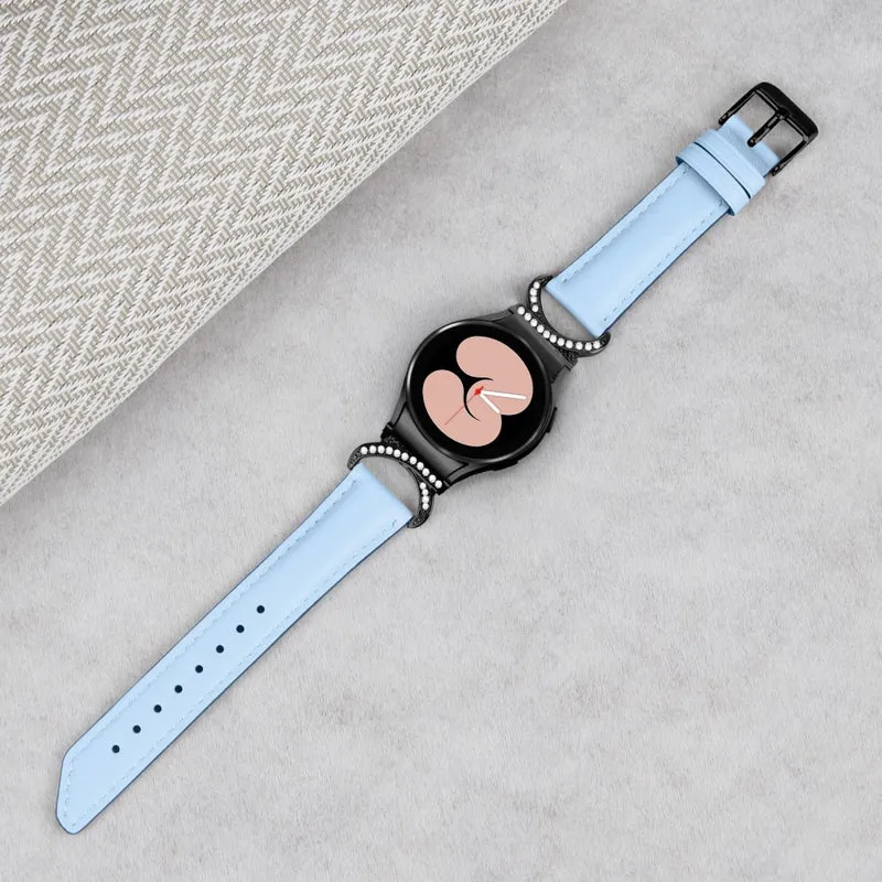 Stilvoll Samsung Smartwatch Kunstleder Universell Armband