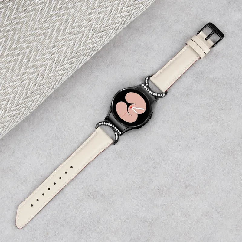 Stilvoll Samsung Smartwatch Kunstleder Universell Armband