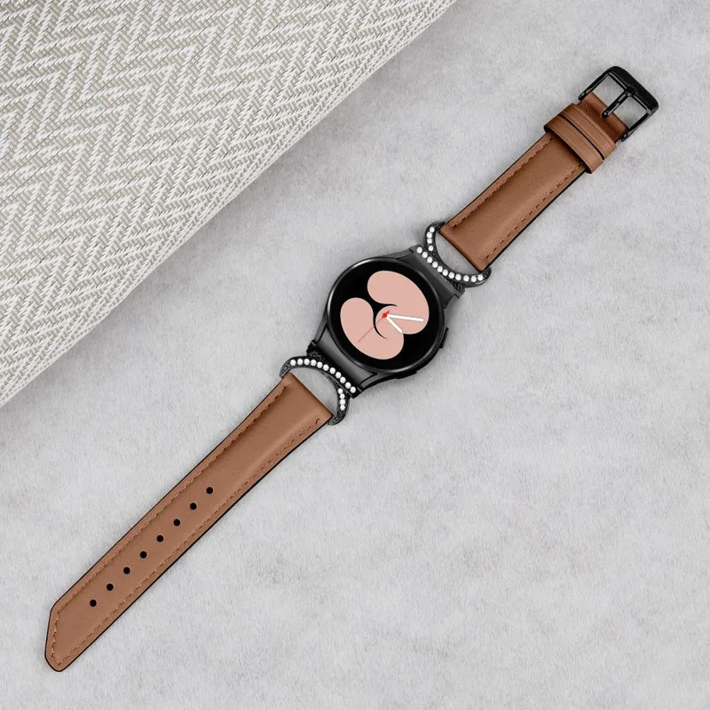 Stilvoll Samsung Smartwatch Kunstleder Universell Armband
