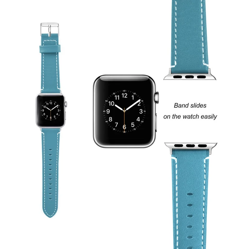 Apple Watch Ultra Genuine leather strap with black cover