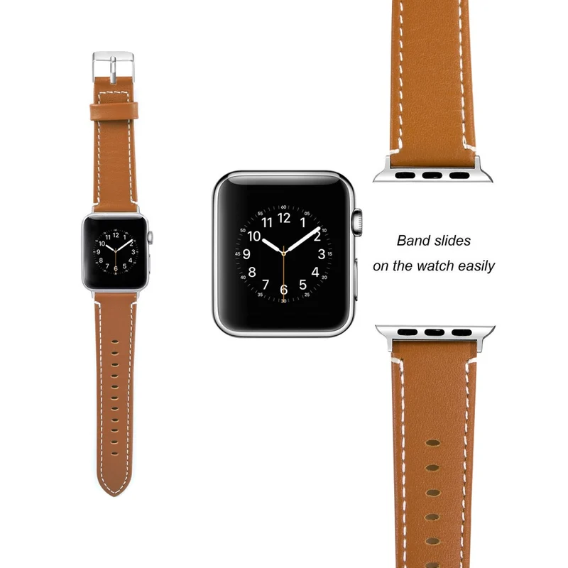 Apple Watch Ultra Genuine leather strap with black cover
