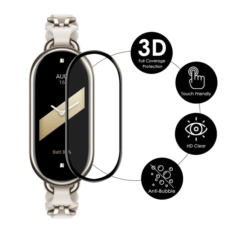 HAT PRINCE Xiaomi Smart Band 8 nylon strap with screen protector
