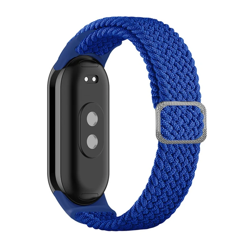 HAT PRINCE Xiaomi Smart Band 8 nylon braid strap with screen protector - Denim