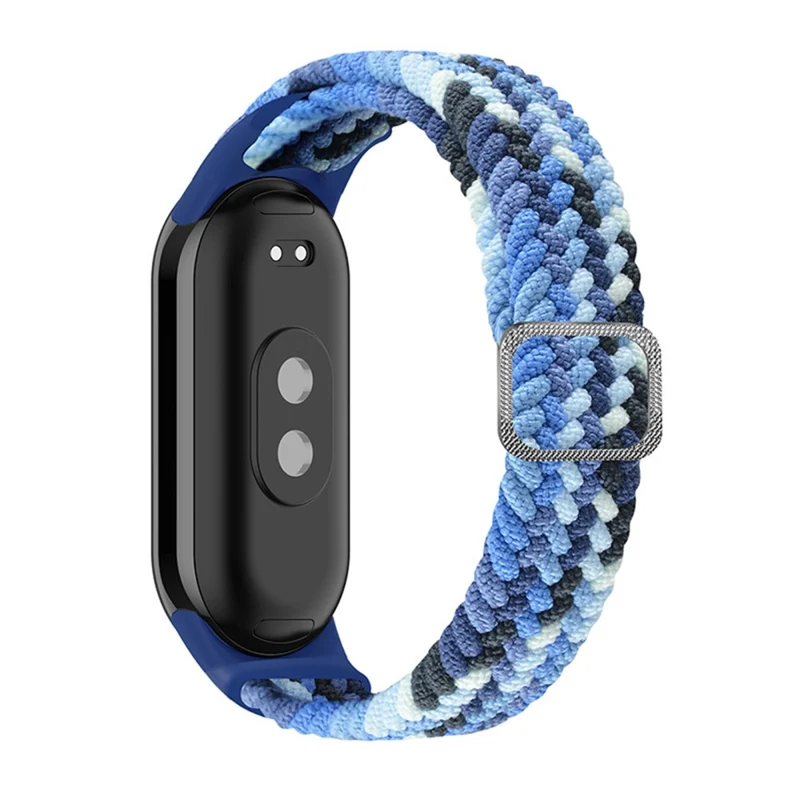 HAT PRINCE Xiaomi Smart Band 8 nylon braid strap with screen protector - Denim