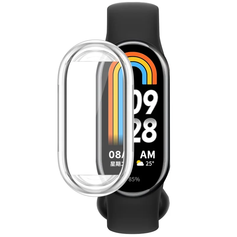 Xiaomi Smart Band 8 electroplating cover with screen protector