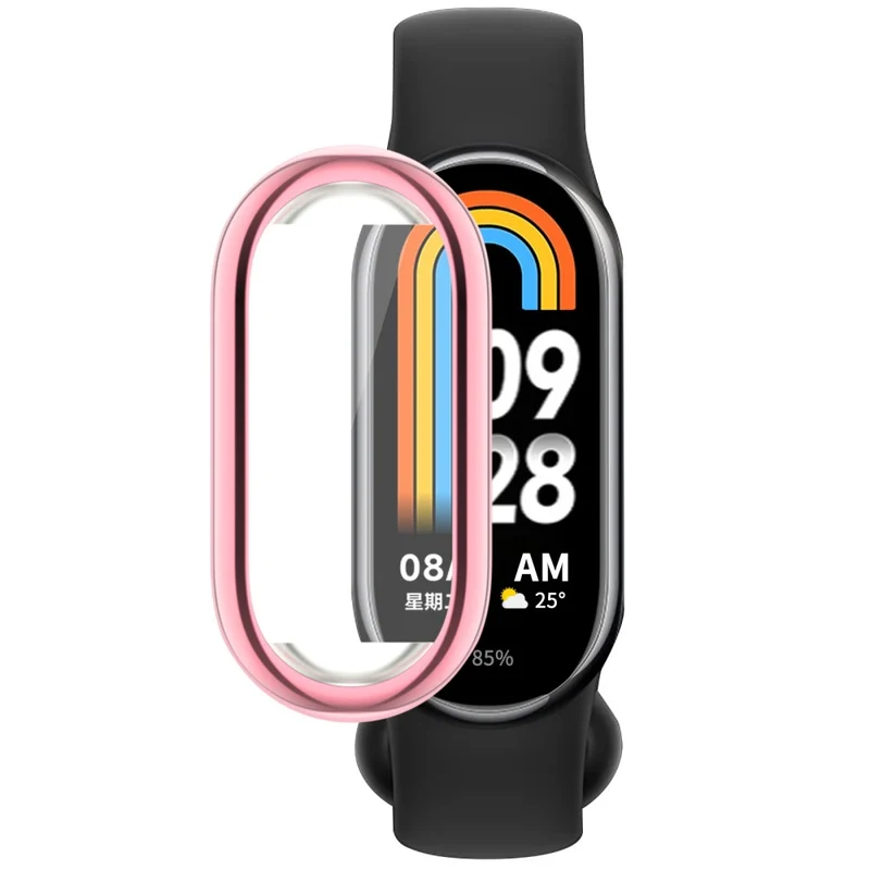 Xiaomi Smart Band 8 electroplating cover with screen protector