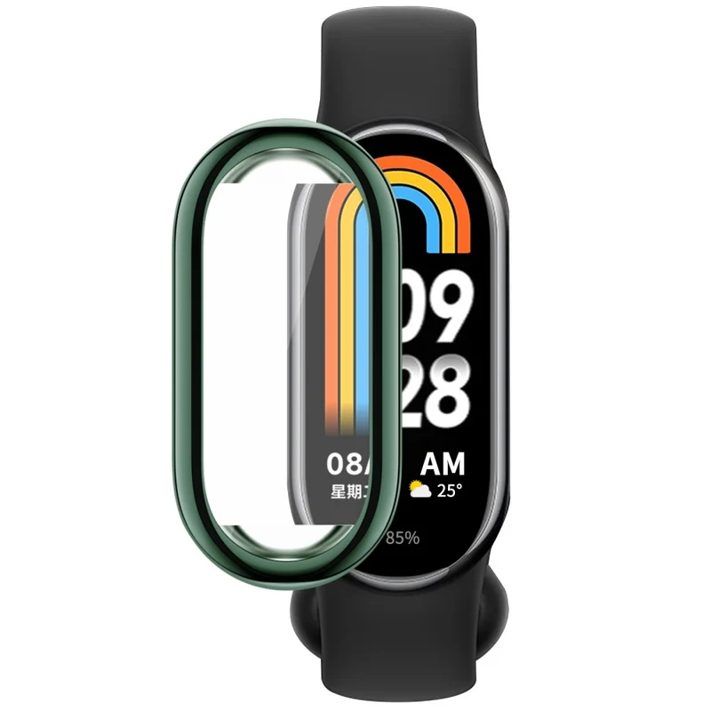 Xiaomi Smart Band 8 electroplating cover with screen protector