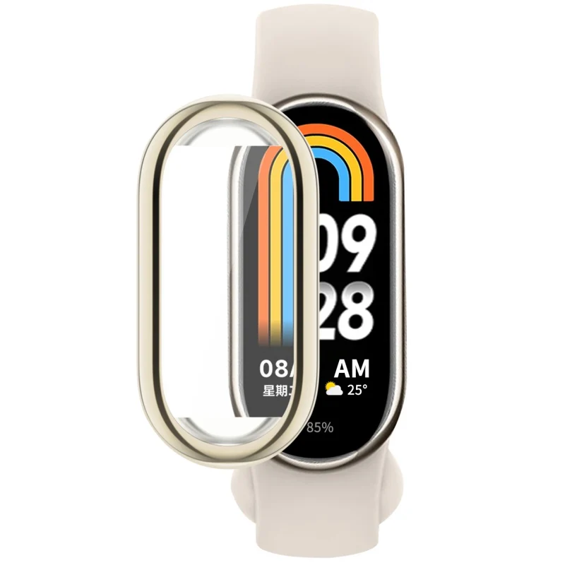Xiaomi Smart Band 8 electroplating cover with screen protector