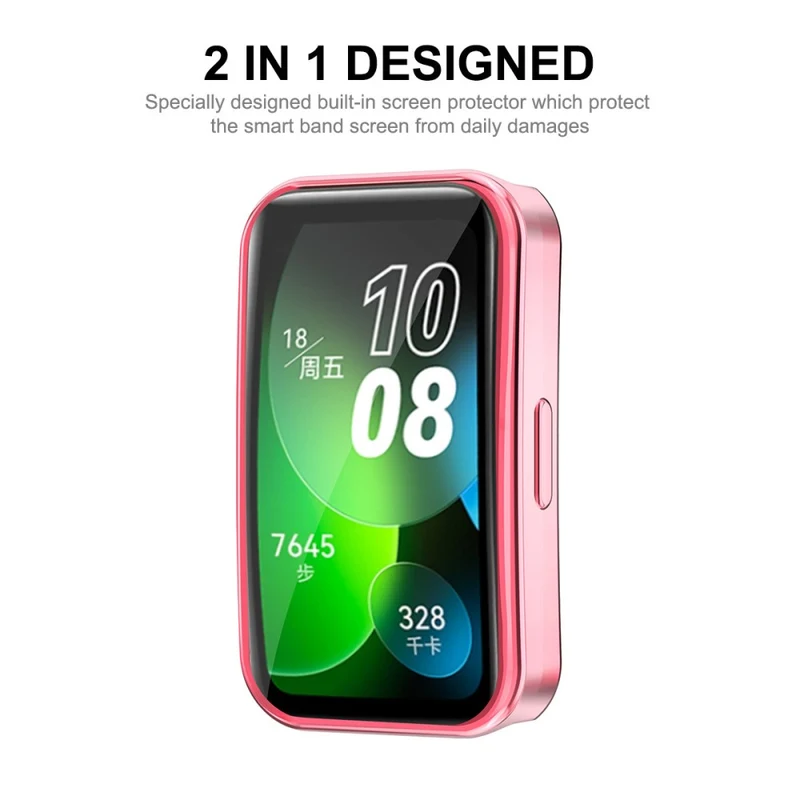 HAT PRINCE Huawei Band 8 electroplating cover with screen protector