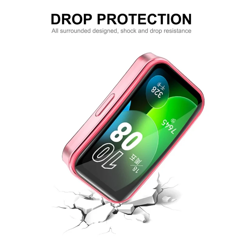 HAT PRINCE Huawei Band 8 electroplating cover with screen protector