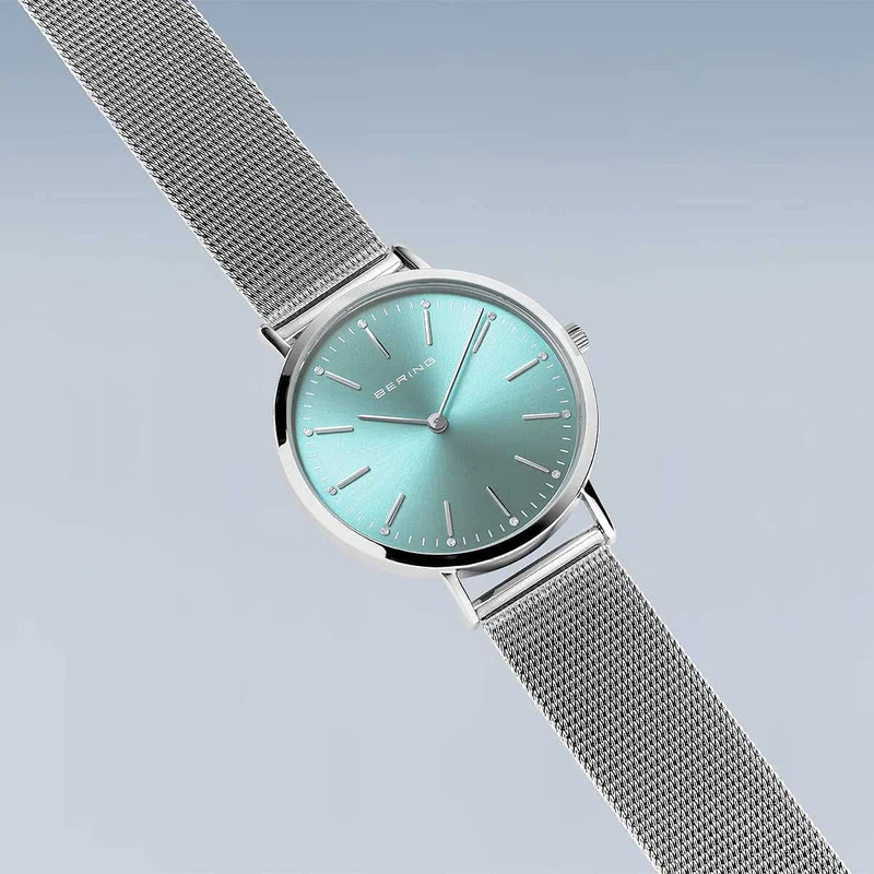 Bering 14134-005-GWP Damenuhr • Saphirglas • Milanaise