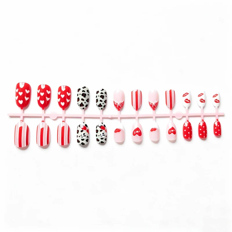 Herz-Themen Nagelkunst Set