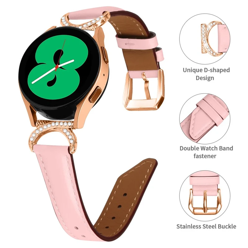 Exquisit Samsung Smartwatch Kunstleder Universell Armband