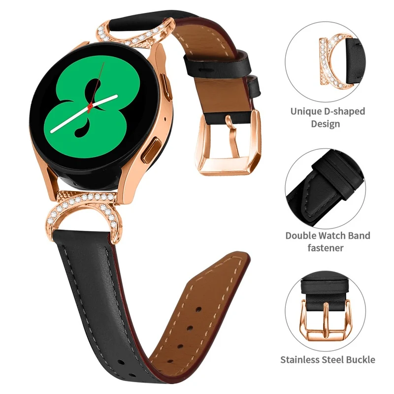 Exquisit Samsung Smartwatch Kunstleder Universell Armband