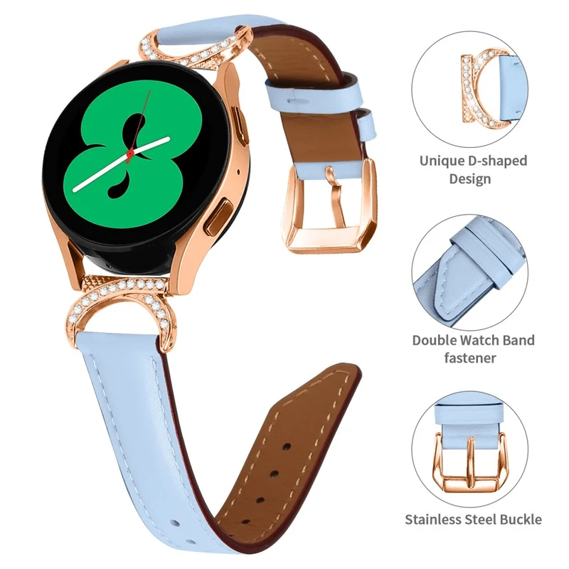 Exquisit Samsung Smartwatch Kunstleder Universell Armband