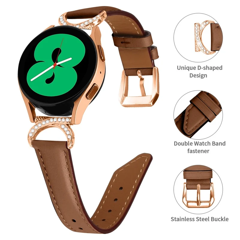Exquisit Samsung Smartwatch Kunstleder Universell Armband