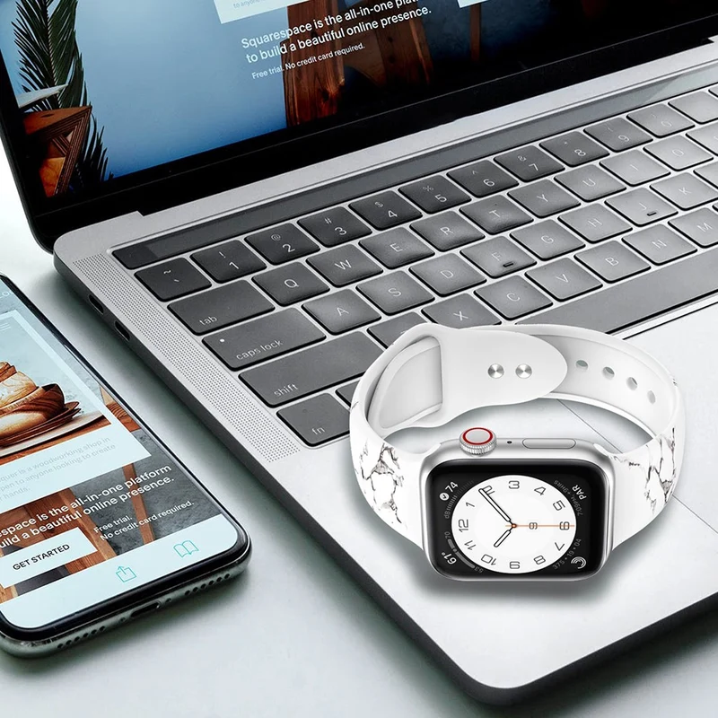 Stilvoll Apple Smartwatch Silikon / Tpu Universell Armband - Größe: S