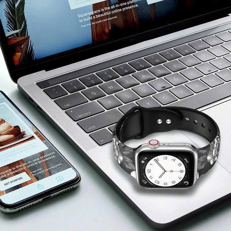 Stilvoll Apple Smartwatch Silikon / Tpu Universell Armband - Größe: S