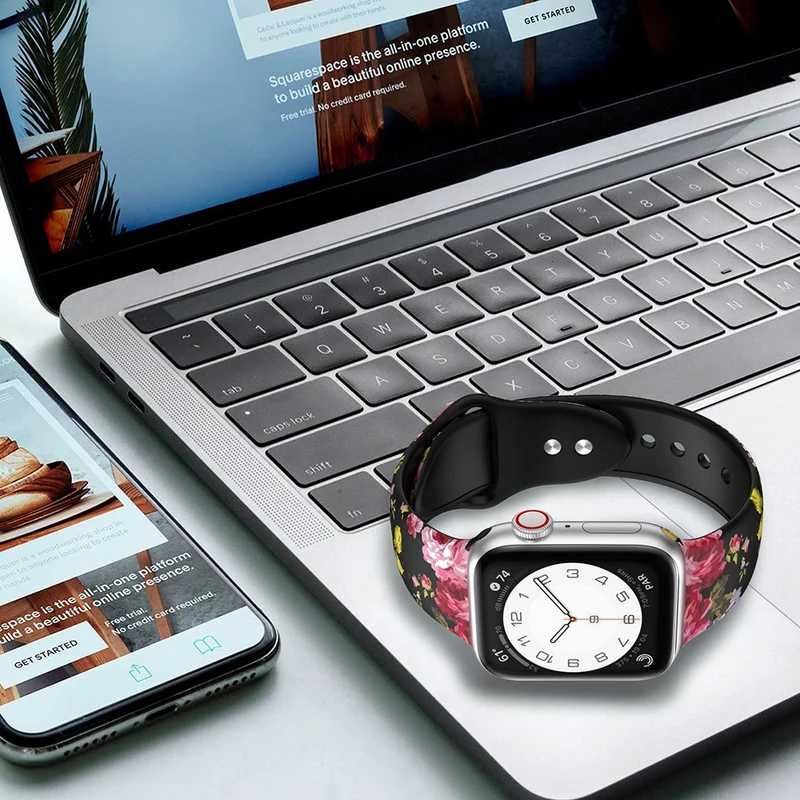 Stilvoll Apple Smartwatch Silikon / Tpu Universell Armband - Größe: S
