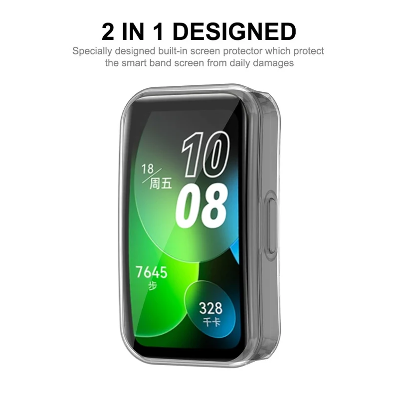 HAT PRINCE Huawei Band 8 clear cover with screen protector