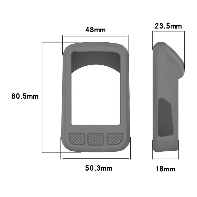 Wahoo Elemnt Bolt V2 silicone cover - Dark Grey