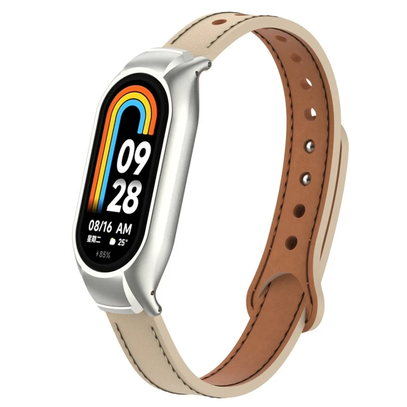 Sehr Gut Xiaomi Smart Band 8 Metall Und Kunstleder Armband