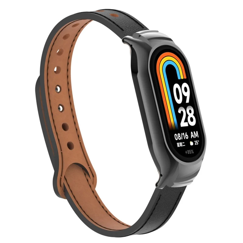 Sehr Gut Xiaomi Smart Band 8 Metall Und Kunstleder Armband