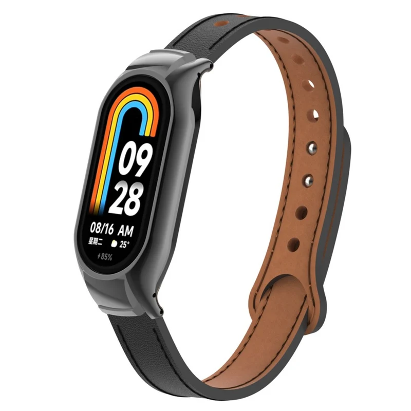 Sehr Gut Xiaomi Smart Band 8 Metall Und Kunstleder Armband