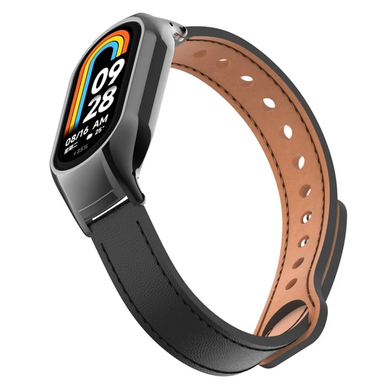 Sehr Gut Xiaomi Smart Band 8 Metall Und Kunstleder Armband