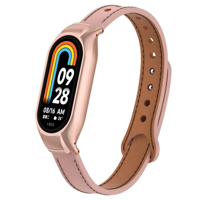 Sehr Gut Xiaomi Smart Band 8 Metall Und Kunstleder Armband