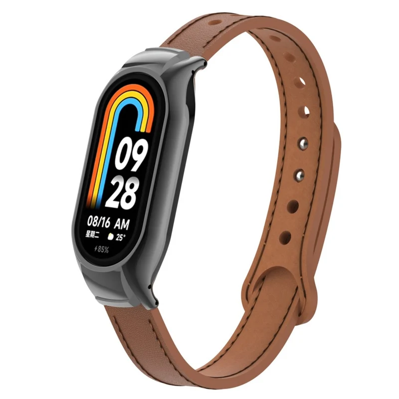 Sehr Gut Xiaomi Smart Band 8 Metall Und Kunstleder Armband