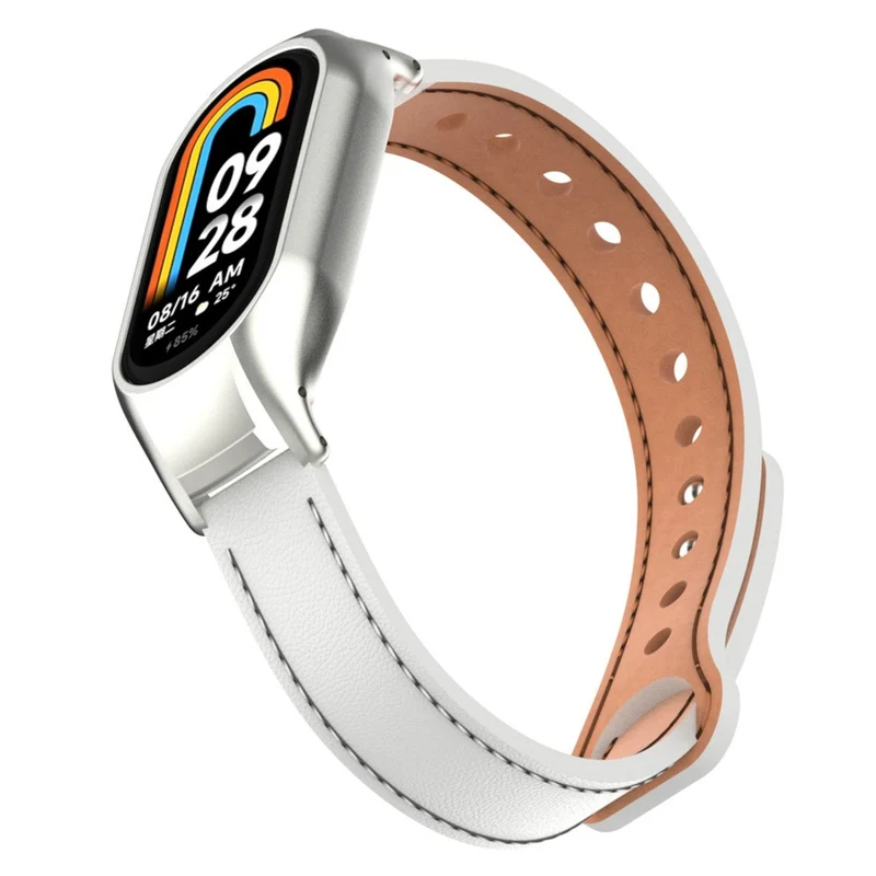 Sehr Gut Xiaomi Smart Band 8 Metall Und Kunstleder Armband