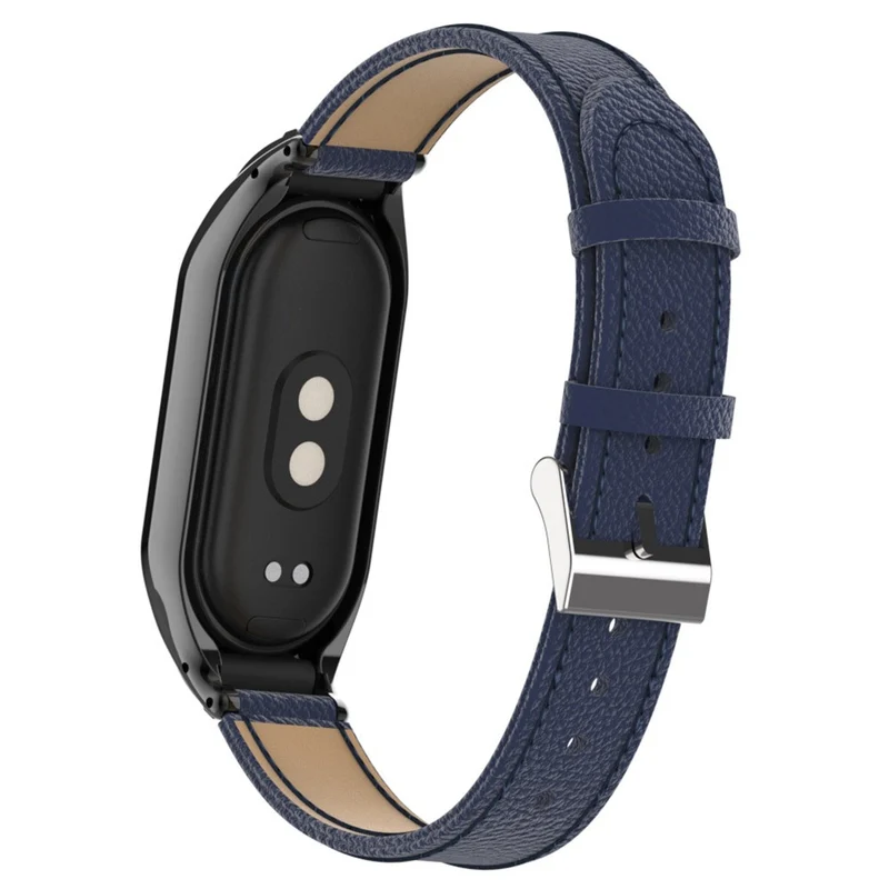 Zeitlos Xiaomi Smart Band 8 Echtes Leder Und Metall Armband
