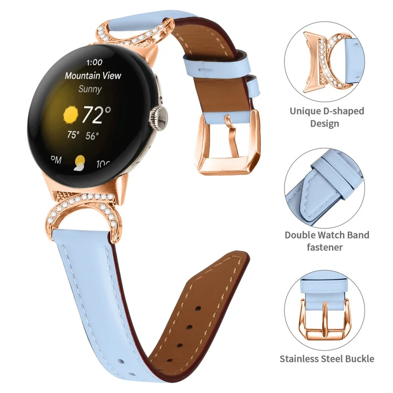 Reizend Google Pixel Watch Kunstleder Armband