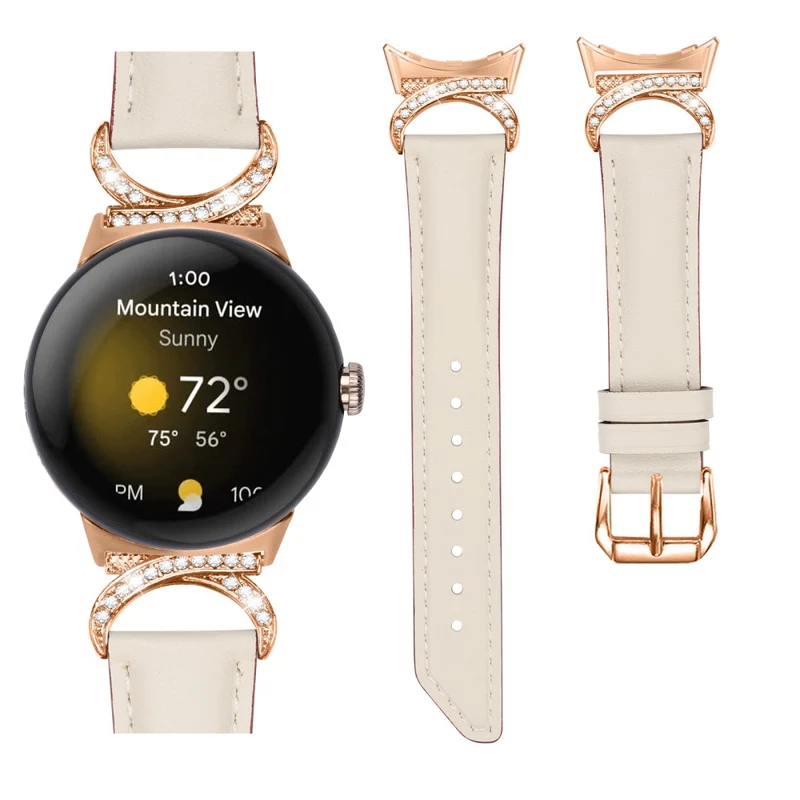 Reizend Google Pixel Watch Kunstleder Armband