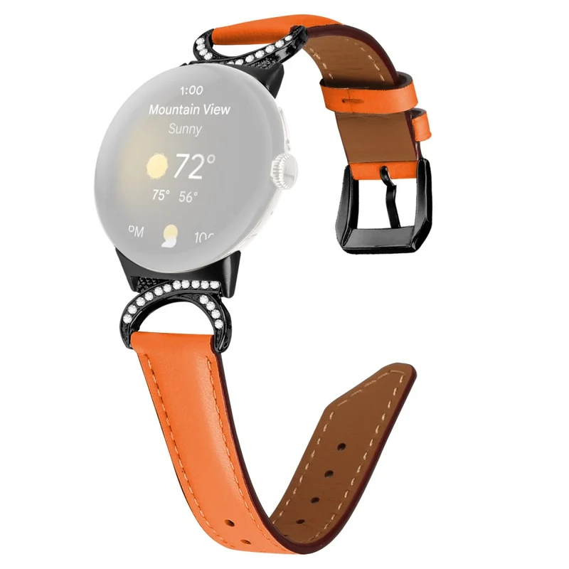 Mega Zäh Google Pixel Watch Kunstleder Armband