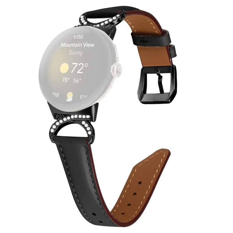 Mega Zäh Google Pixel Watch Kunstleder Armband