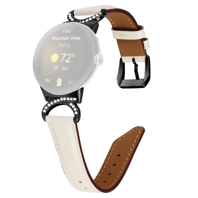 Mega Zäh Google Pixel Watch Kunstleder Armband
