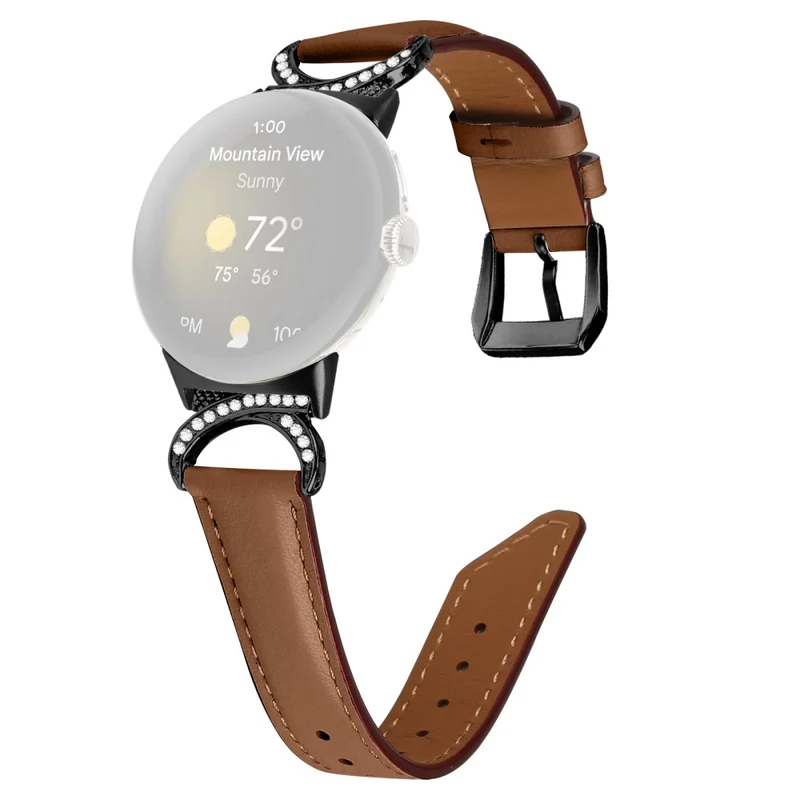 Mega Zäh Google Pixel Watch Kunstleder Armband