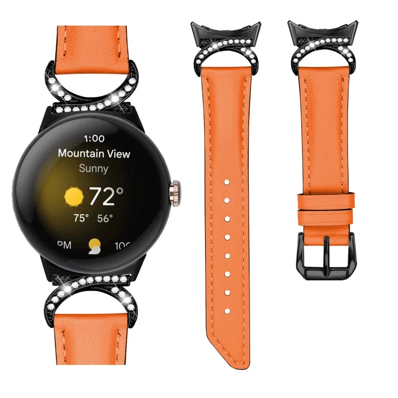 Mega Zäh Google Pixel Watch Kunstleder Armband