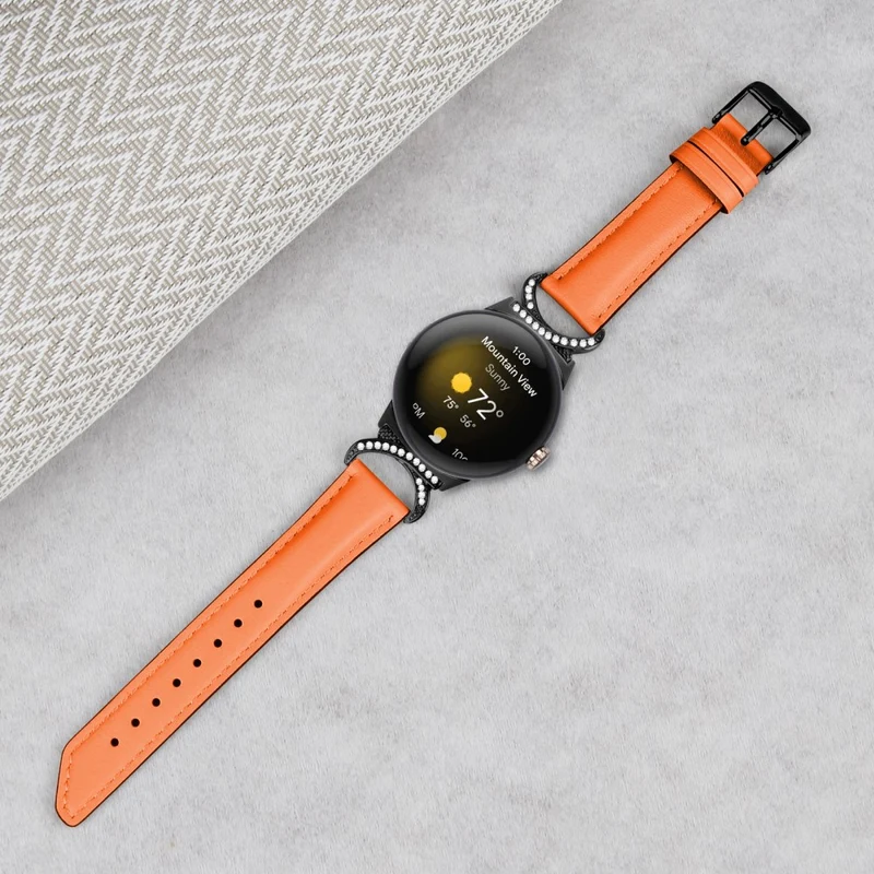 Mega Zäh Google Pixel Watch Kunstleder Armband