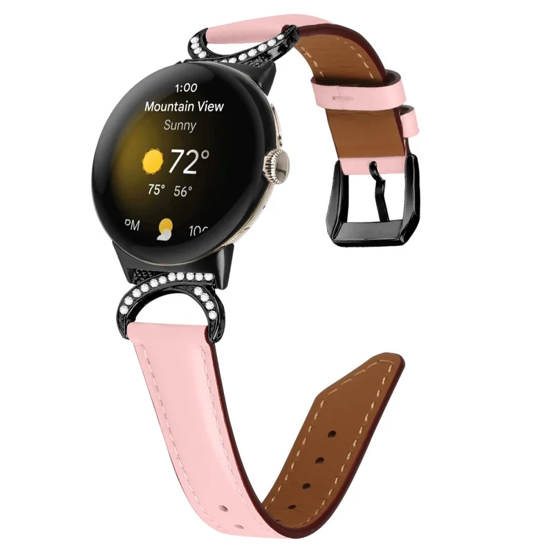 Mega Zäh Google Pixel Watch Kunstleder Armband