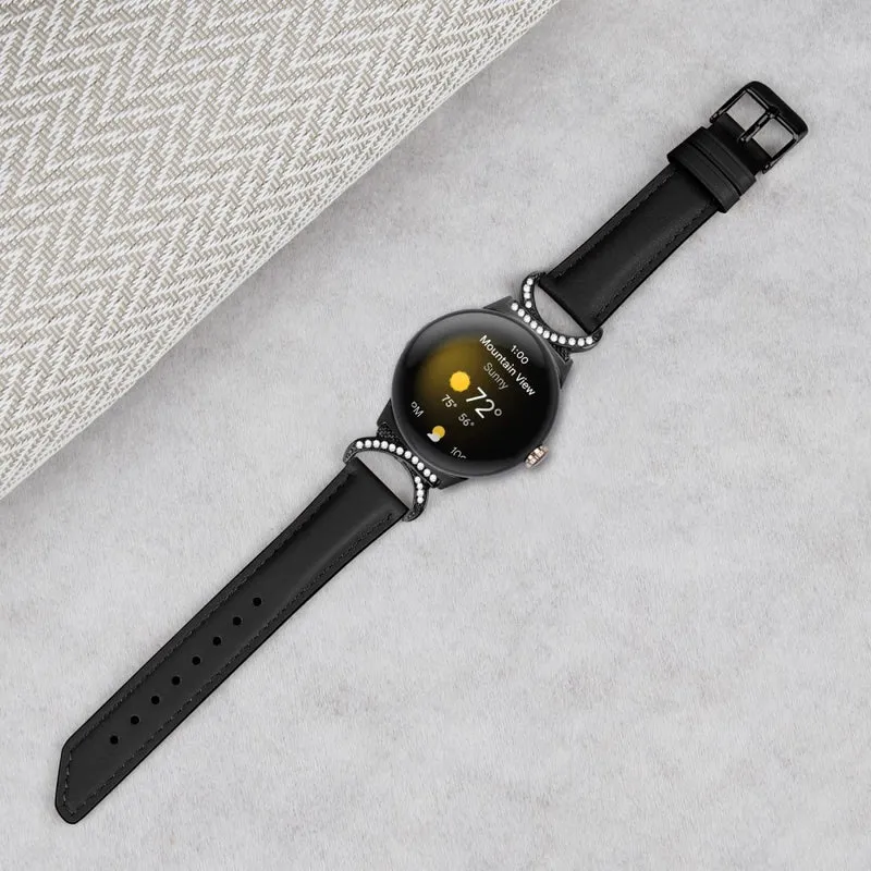 Mega Zäh Google Pixel Watch Kunstleder Armband