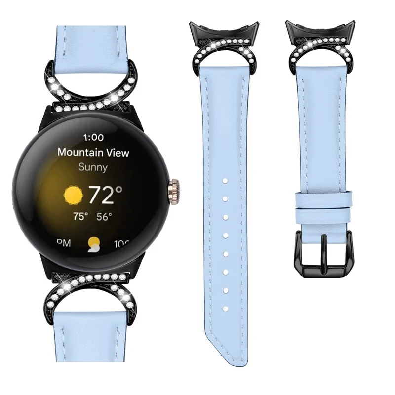 Mega Zäh Google Pixel Watch Kunstleder Armband