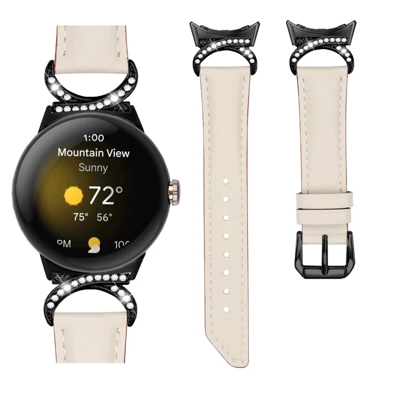 Mega Zäh Google Pixel Watch Kunstleder Armband