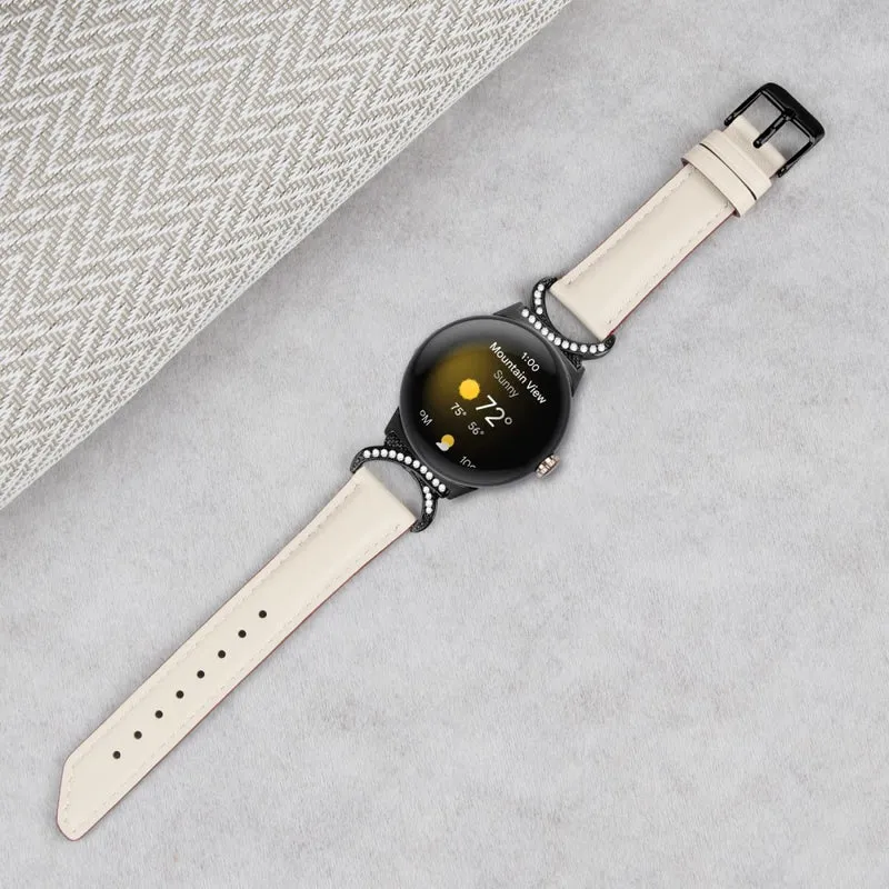 Mega Zäh Google Pixel Watch Kunstleder Armband