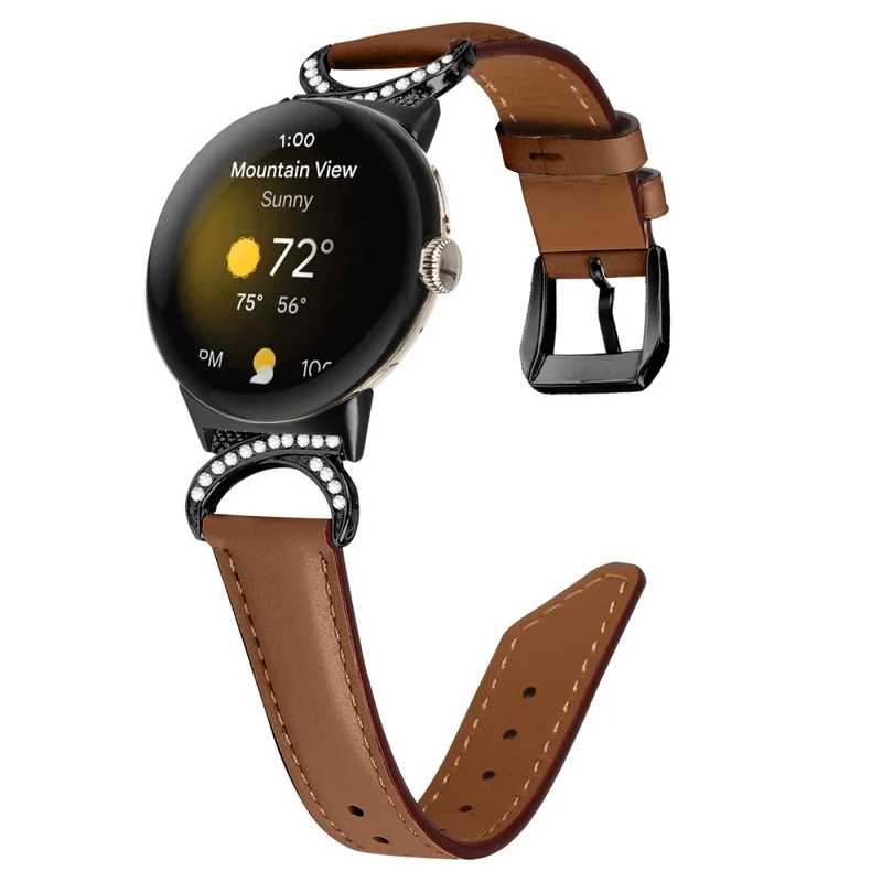 Mega Zäh Google Pixel Watch Kunstleder Armband