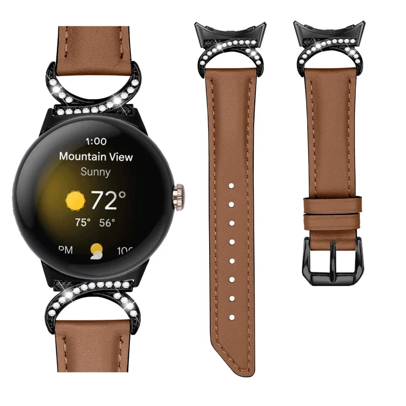 Mega Zäh Google Pixel Watch Kunstleder Armband